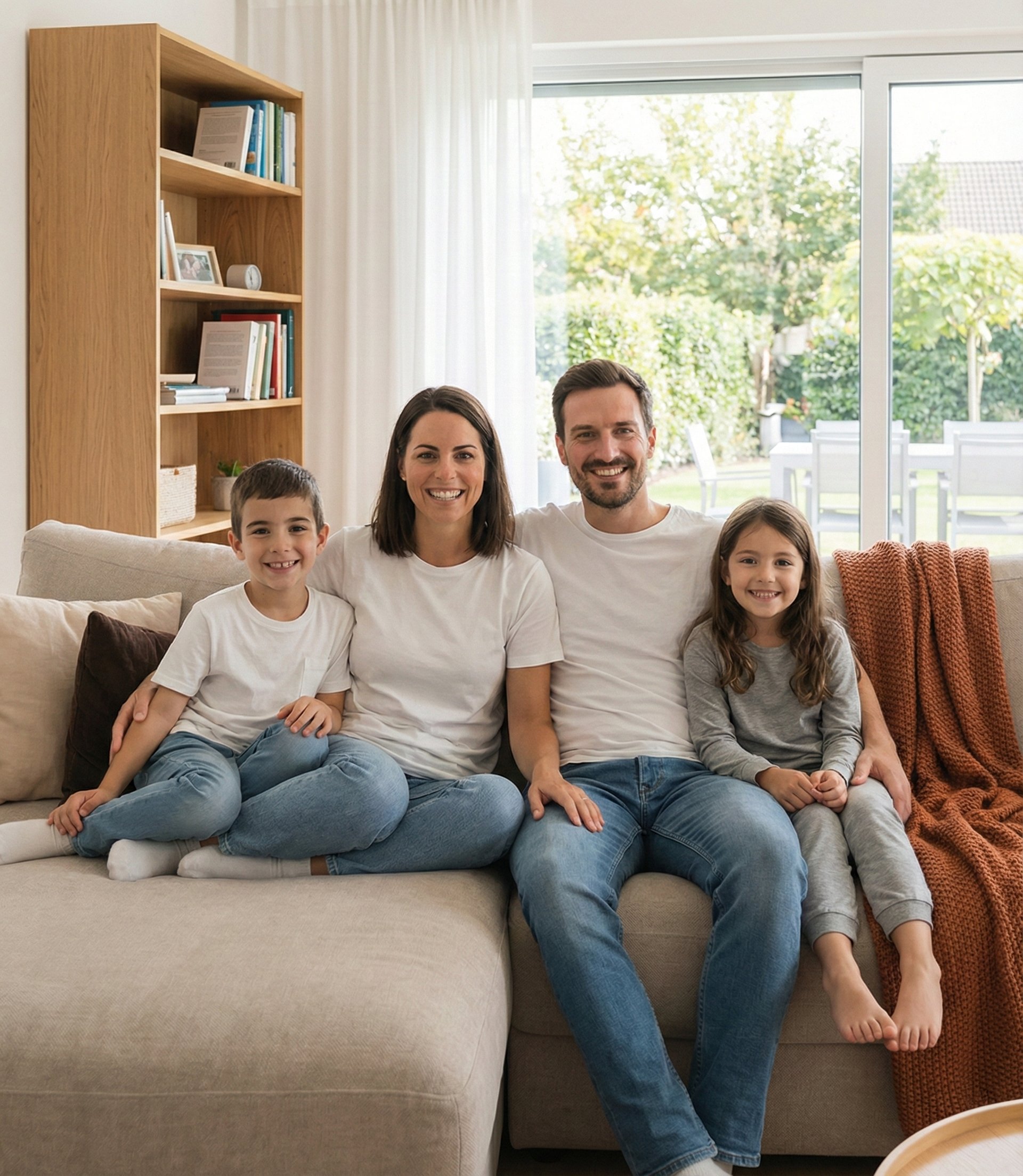 Paar entspannt zu Hause